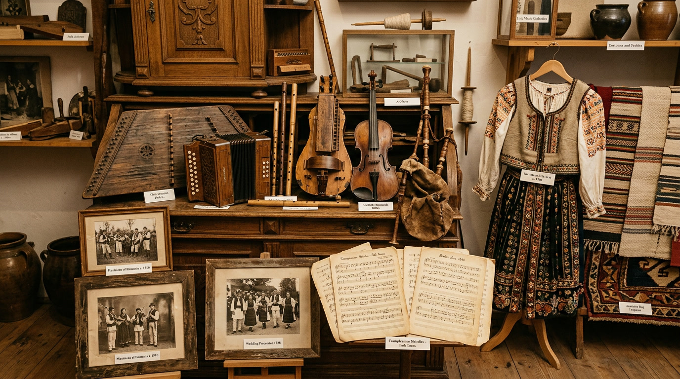 arsip musik folk, seni tradisional dunia, budaya rakyat, musisi folk, festival tradisional, warisan musik lokal