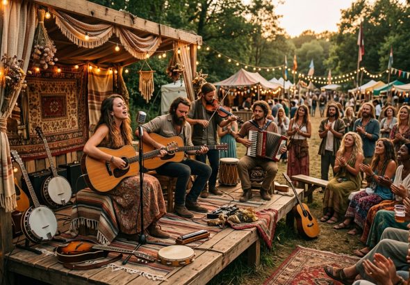 folkoteque, musik folk, musik tradisional, budaya musik rakyat, komunitas seni, kultur indie